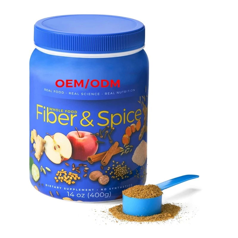 Fiber Spice Psyllium Husk Flax Seed Turmeric & Apple Spiced Cider Powdered Drink Mix