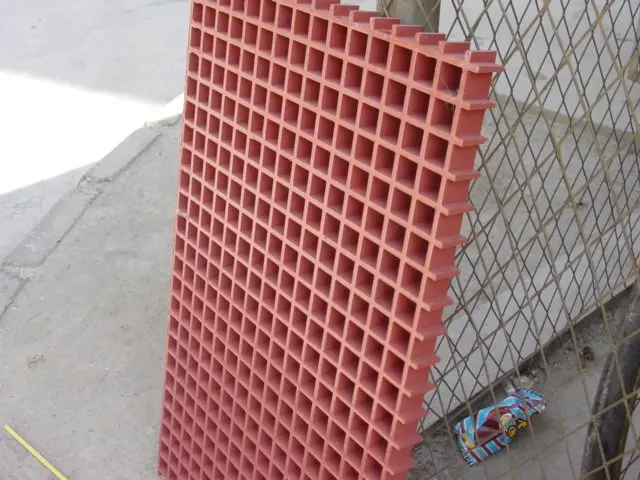FRP fiberglass drainage grating side walk grating catwalk grating