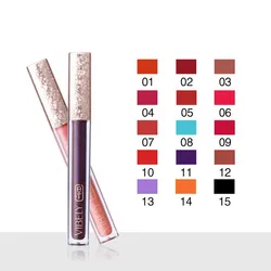 wholesale 15 colors long lasting lipgloss tube lipstick with brush