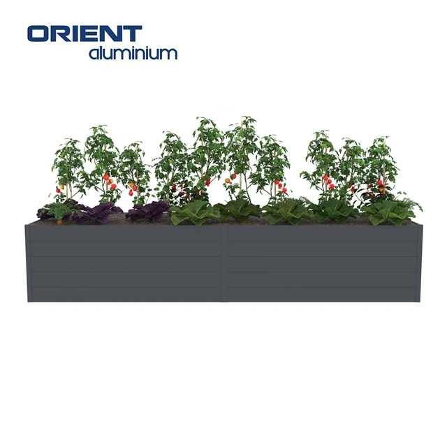 Good Selling Durable Decorative Metal Outdoor Aluminium Garden flower pots & planters