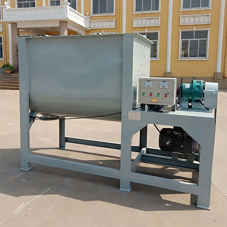 U type Farm use China small manual livestock feed mixer machine