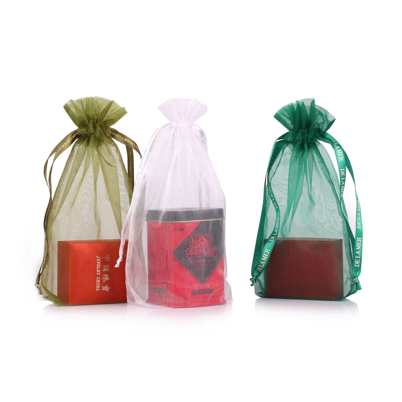 
Drawstring Organza Bag Custom Printed Organza Gift Pouch bag Drawstring Jewelry Pouch Drawstring Jewelry Pouch With Logo 