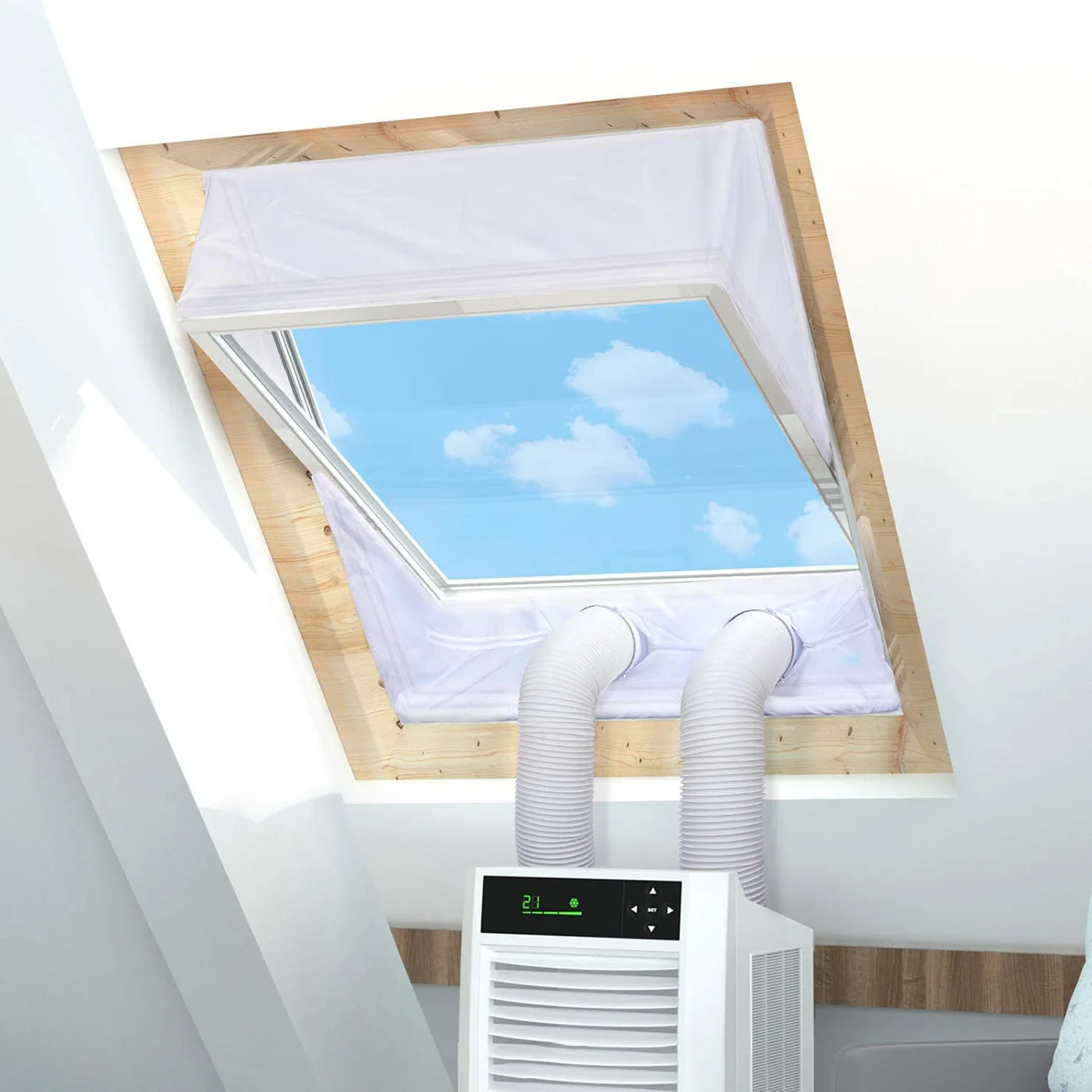 Airlock Window Seal for Mobile Air -Conditioning Units