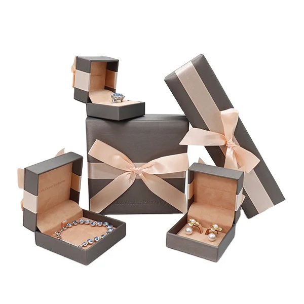 Изготовленная на заказ коробка для ожерелья с логотипом шкатулка ювелирных изделий изысканный ящик упаковка