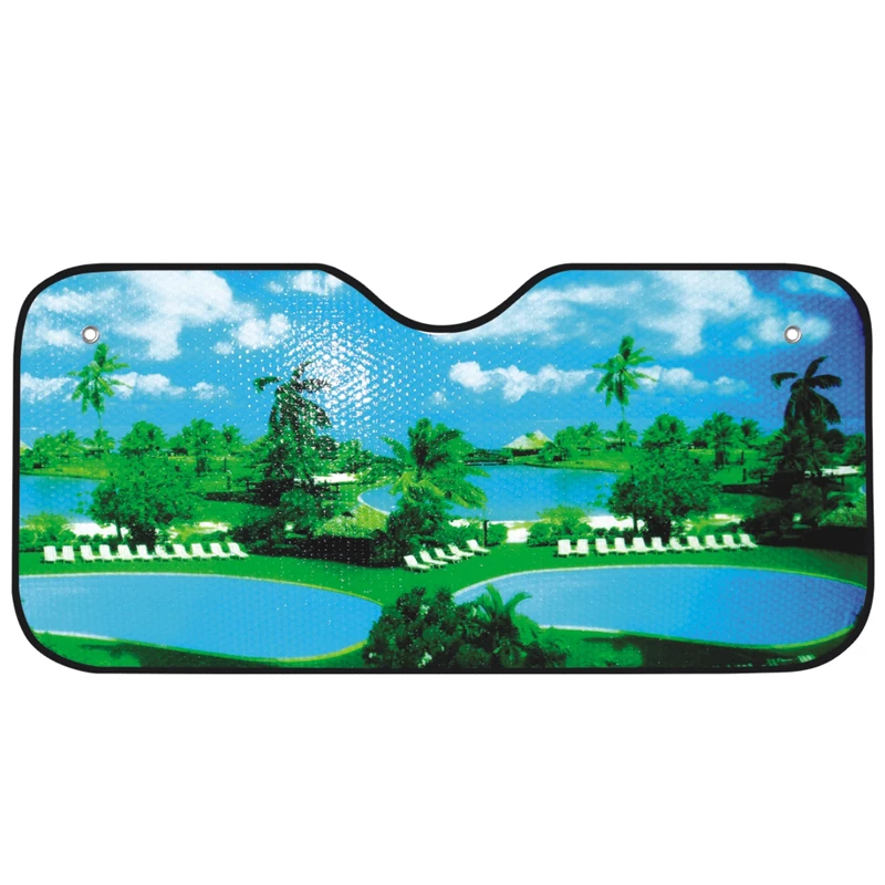 China factory printing custom printed car sun shades
