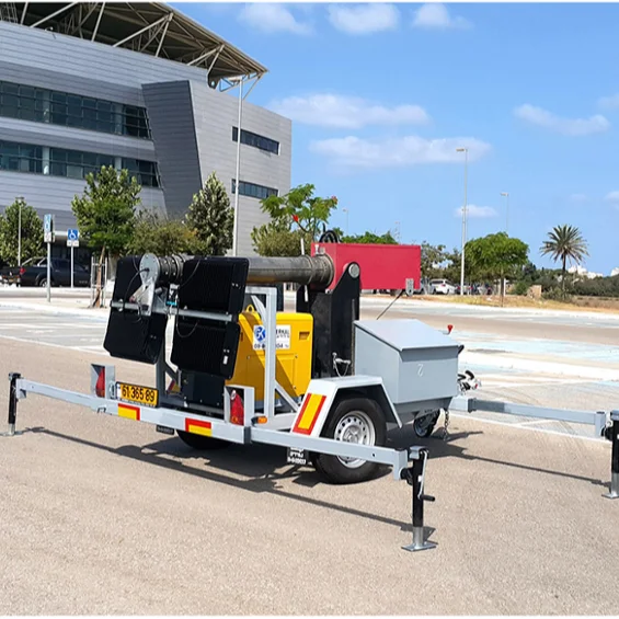 CCTV antenna Pneumatic telescopic mast for Mobile Telecom