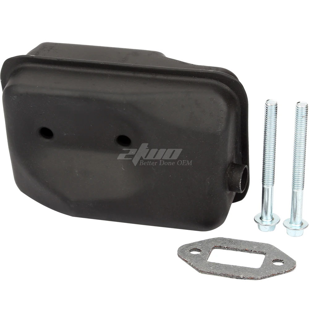 Exhaust Pipe Muffler Box With Screw Gasket For 47cc 49cc 2 Stroke Engine Pocket Pit Dirt Bike Mini Quad