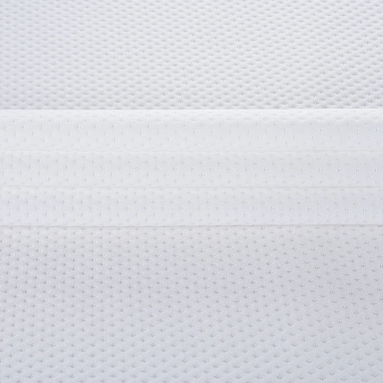 White 3D Spacer Knitting 100% Polyester Jacquard Mattress Fabric