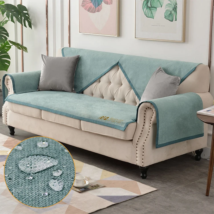 Housse Canape Copridivano Velvet Couch Sofa Covers Set Waterproof Cubre Funda Para Sofa Slipcovers Set Seat Covers For Sofas