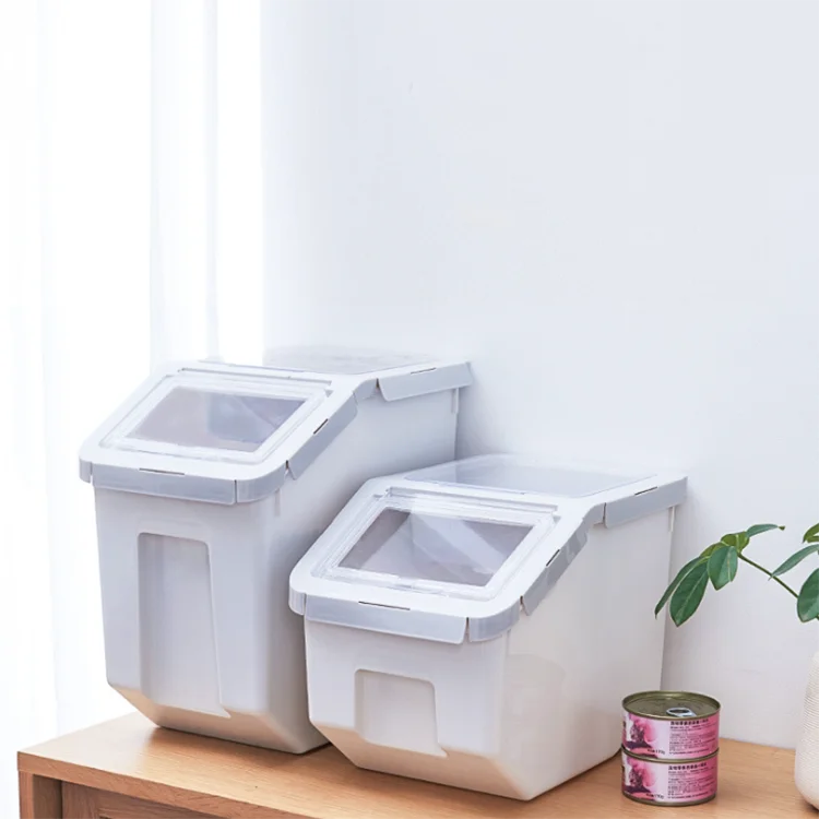 Прямые продажи с фабрики, Герметичный пищевой контейнер для домашних животных, большой пластиковый контейнер для хранения пищи для домашних животных, влагостойкое ведро