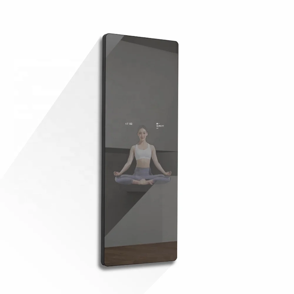 32/43 inch smart sport mirror Wholesale price fast shipping fitness teaching mirror touch screen for gym
