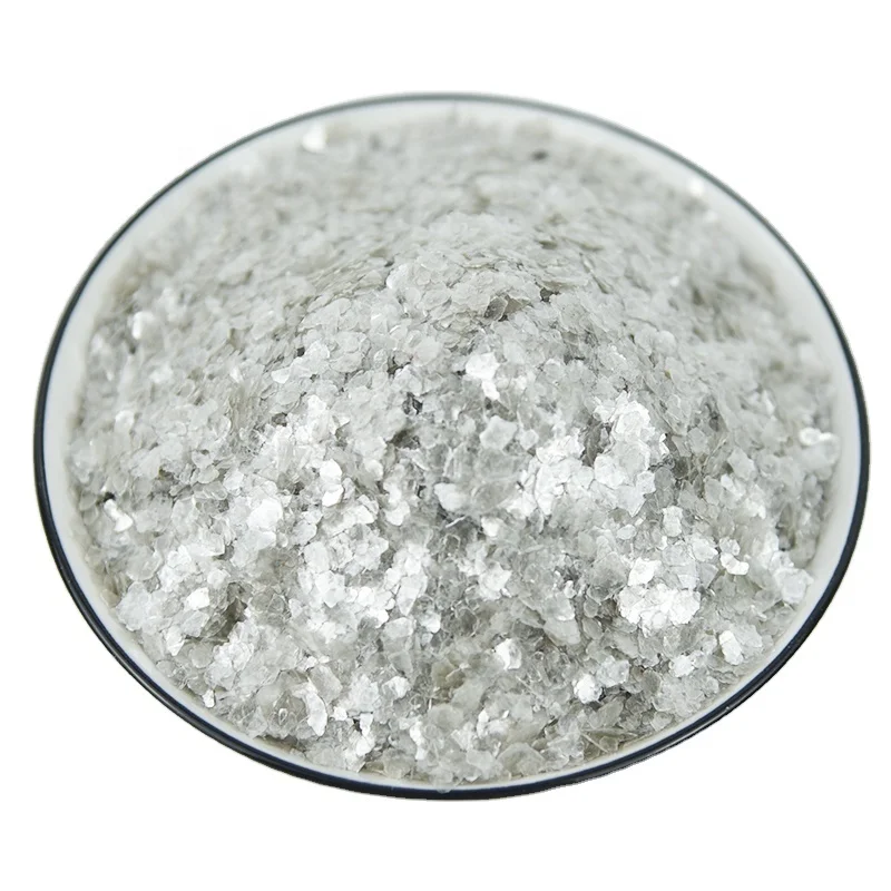 Muscovite Biotite Phlogopite Mica for Oil Drilling Synthetic Fluorophlogopite Mica Fragments Bag Silver White Golden Dimensions