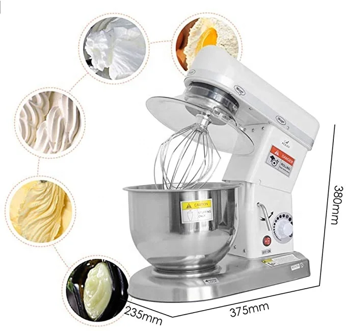 Commercial Bakery Heavy Duty Planetary Kitchen Dough Mixer Machine 10L Industrial Food Mixer Machine