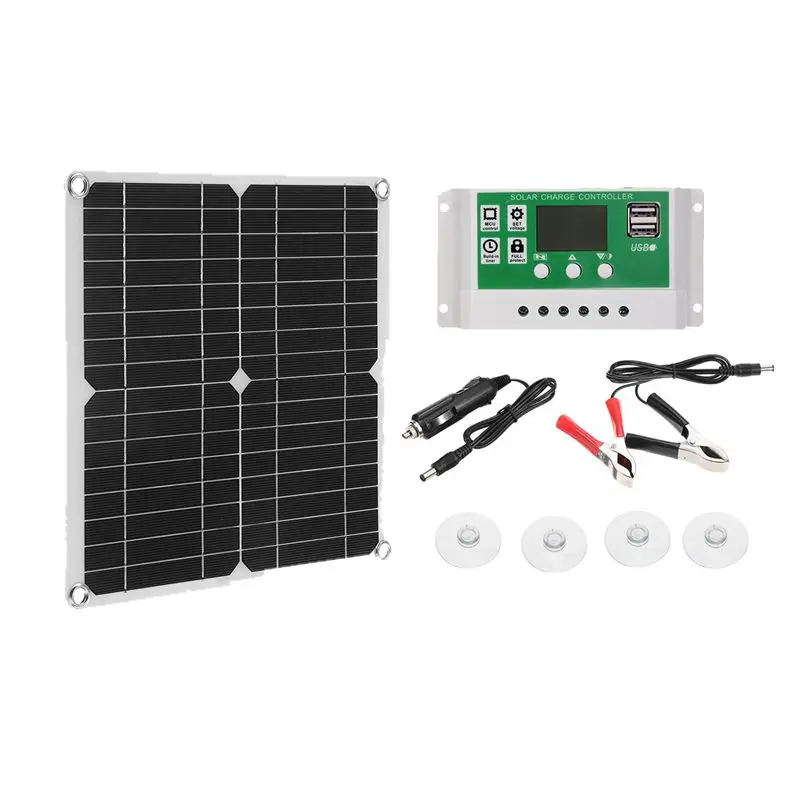 Thin Film Flexible Roofing Solar Panel 40W 50W 80W 100W Portable Generator With Solar Panels Kit