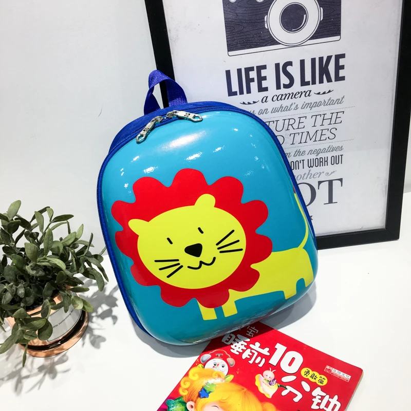 2022 new design 3D hard shell PVC kindergarten children waterproof cute cartoon fashion student kids school backpack