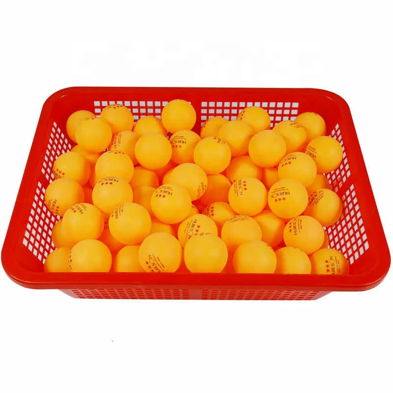 Huieson 30 50 100 Pcs English New Material Table Tennis Balls 3 Star 40mm+ 2.8g White Orange Ping ABS