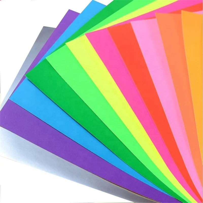  Цветная флуоресцентная цветная копировальная бумага для плаката и рукоделия