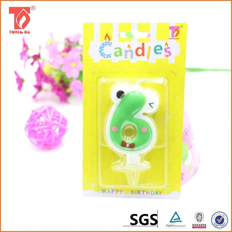 Birthday Cake Candle Number 0-9 Cupcake Topper