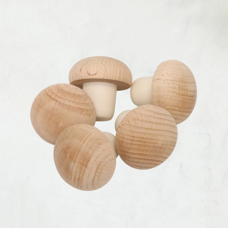 Custom Wooden Plug Cork Stopper Wine Liquor Screw Lids Bottle Closures Crown Bottle Cap For Wine Liquor Glass Bottle