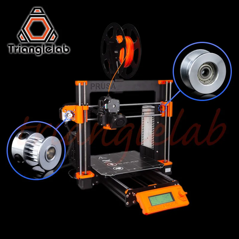 trianglelab GT2-16 pulley bearing housing idle pulley set for Original Prusa i3 MK2.5/S MK3/MK3S kit Synchronous wheel