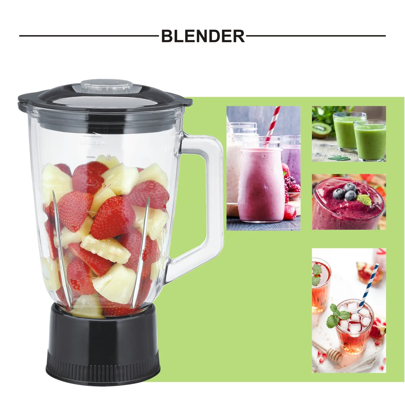Home Kitchen appliance factory price juicer electric 4 in 1 powerful juicer blender