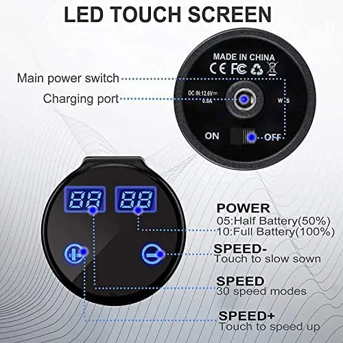 Muscle Therapy Gun for Athletes Deep Tissue Percussion Body Muscle Massager Gun with 30 Adjustable Speeds