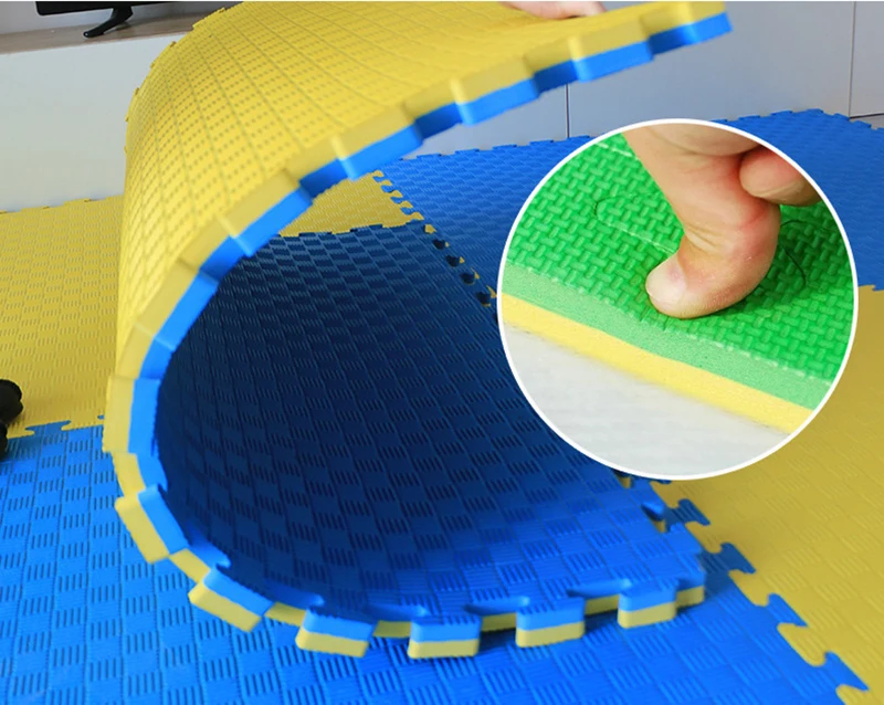 4cm 1.5 Inch 1x1 Meter Puzzle Tile Floor Grappling MMA BJJ Mat
