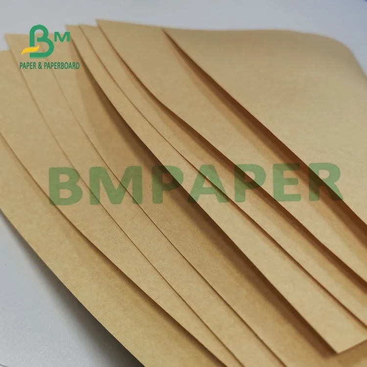 Kraft Paper 70GSM 80GSM Eco - Friendly Brown Craft Paper Offset Printing Virgin Wood Pulp A4 Sample for Free 1 Ton for Stock