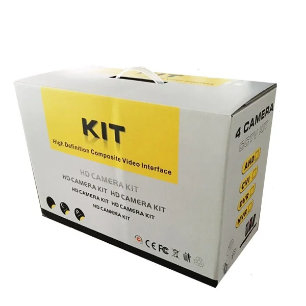Хит продаж 4ch 2MP AHD камера H265 DVR Kit 1080P 4 камеры