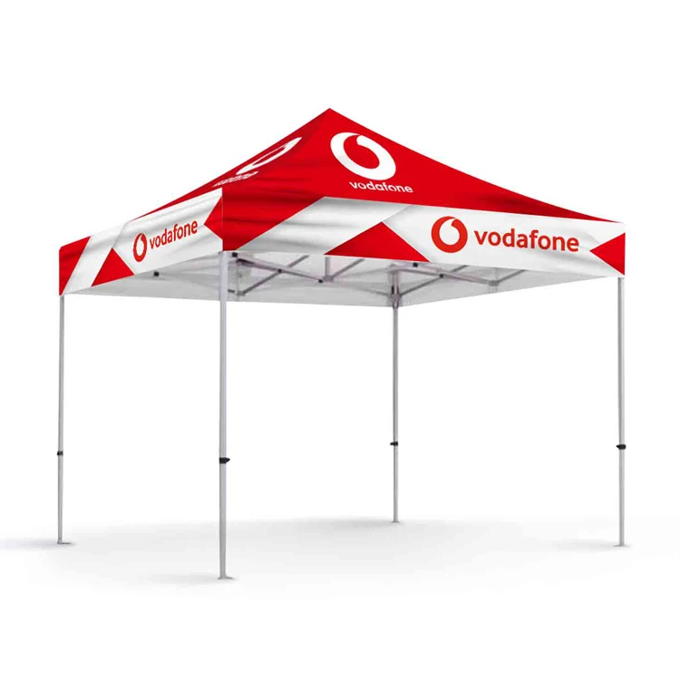 Custom Logo 10x10ft Pop-Up Trade Show Exhibition Canopies Luxury Folding Tent Outdoor Advertising 3x3 Fabric Parties Shops 5m
