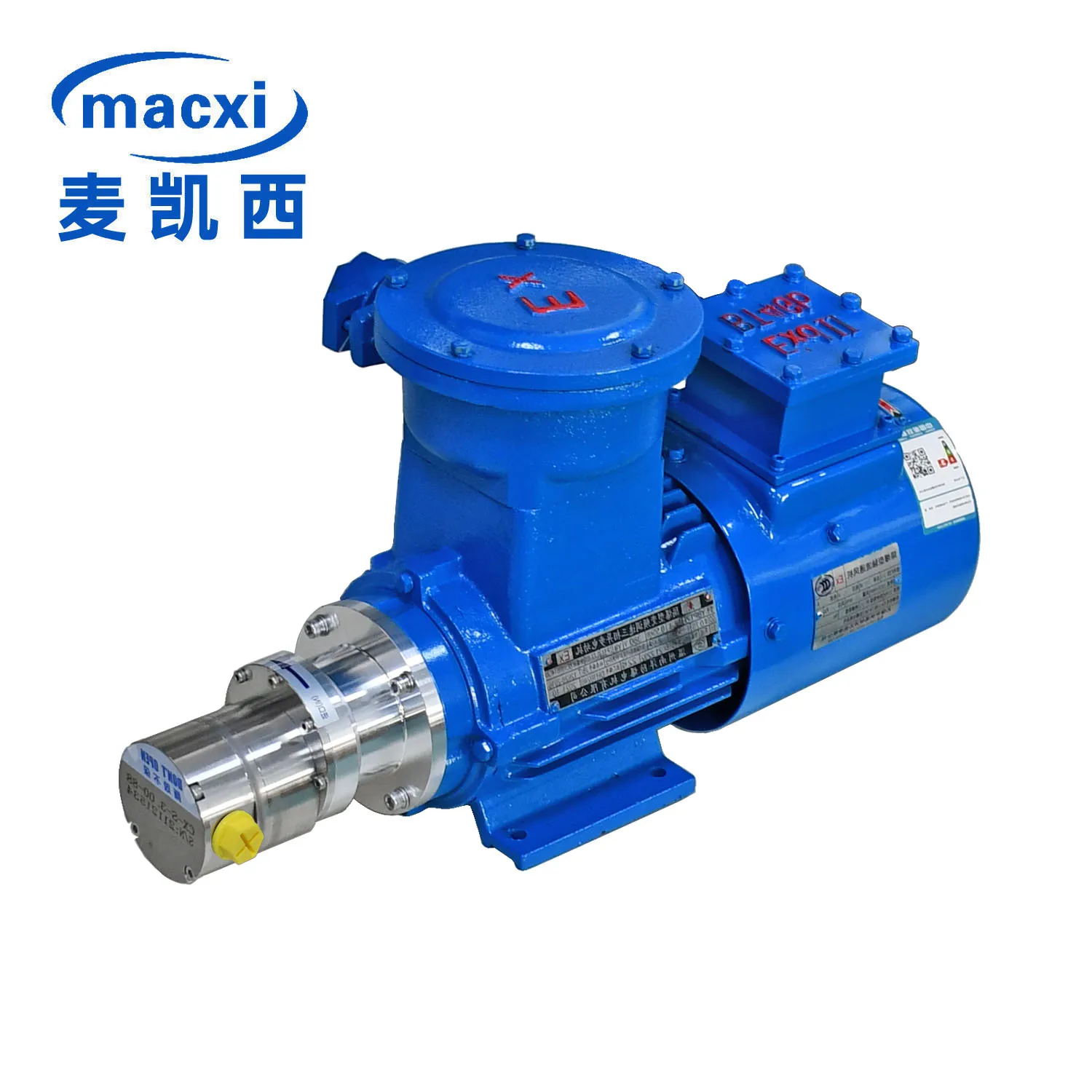 Stainless steel magnetic gear dosing pump for Hydrogen production or distillation