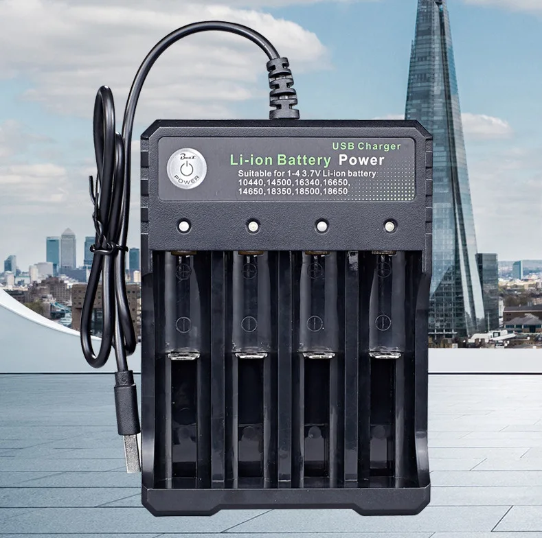 Port 4.2V 5V 3.7V Mobile 18650 li ion 18650battery Battery Charger Fast Battery Charger Cell Phone Battery Chargers