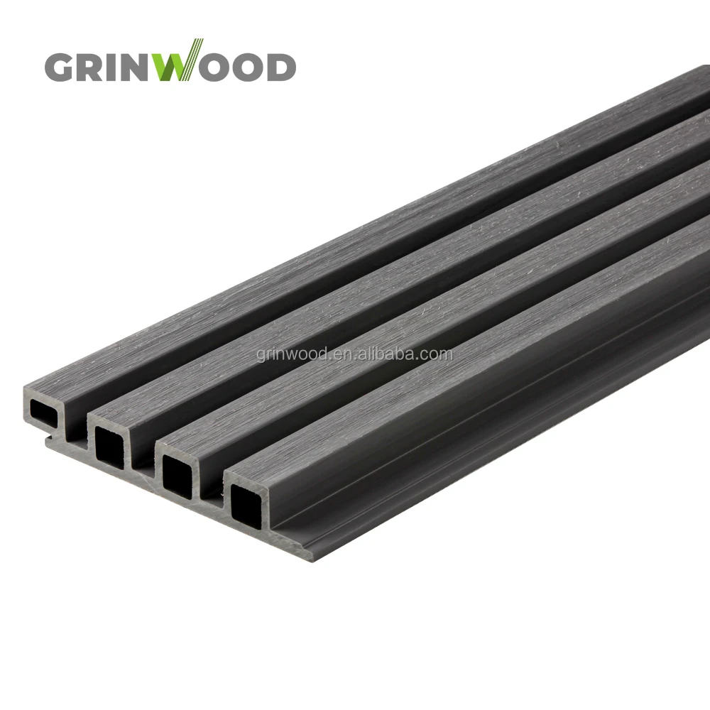 Outdoor Siding Prefab Houses outside wpc Wall cladding Cover wood plastic composite 3D wood grain panel for exterior wall