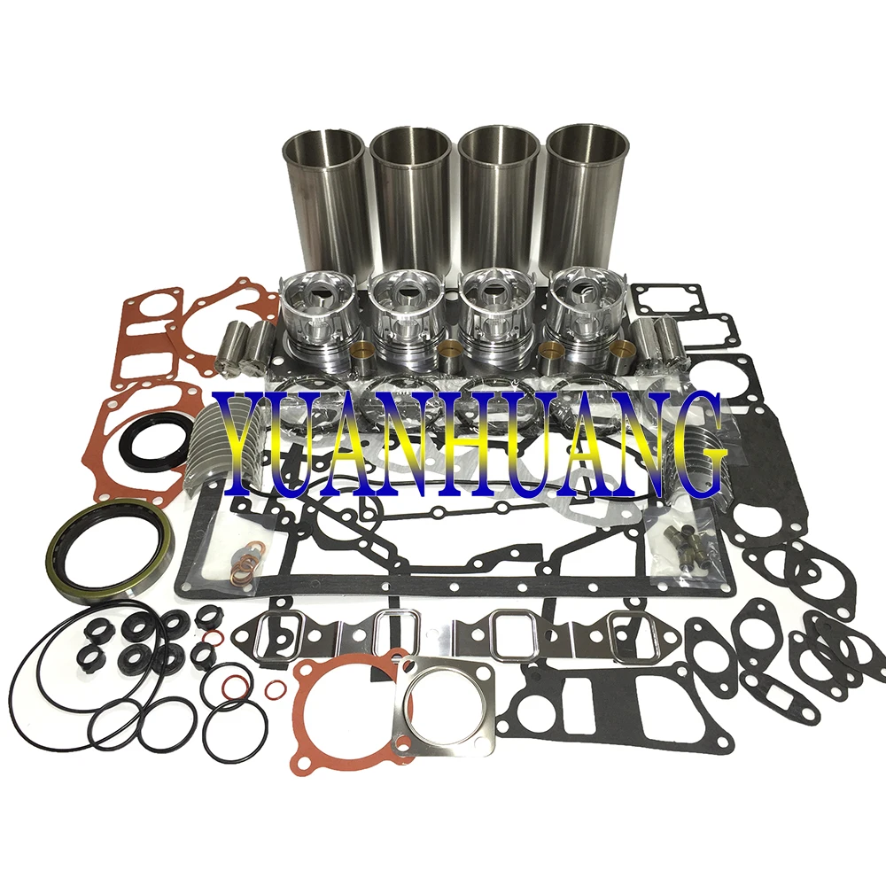 V3800 Overhaul rebuild kit full gasket set For  KUBOTA FIT Tractor Diesel Engine  Excavator Loader