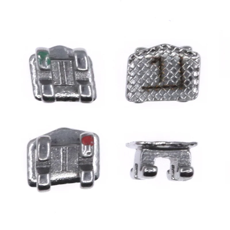 Skyortho orthodontic mesh base standard roth 022 345 hook bracket with laser mark