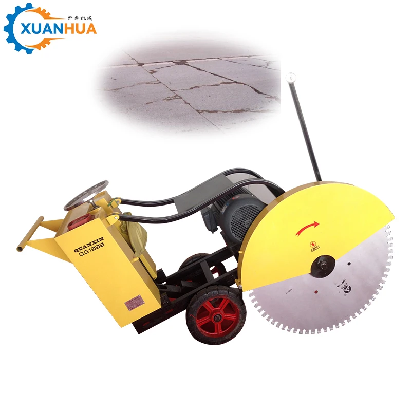 180mm diesel Engine Road Cutter Machine Asphalt Concrete Saw Cutting for