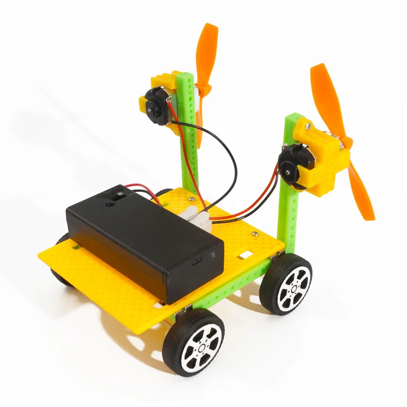 STEM toy DIY 3D wooden Aerodynamic car Physical Learning Toy Science Experiments Kits,STEM toy Learning Sets