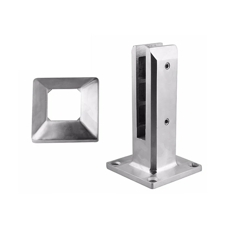 
SS304 stainless steel Glass spigot railing fence adjustable frameless for Balcony Glass spigot Railing 