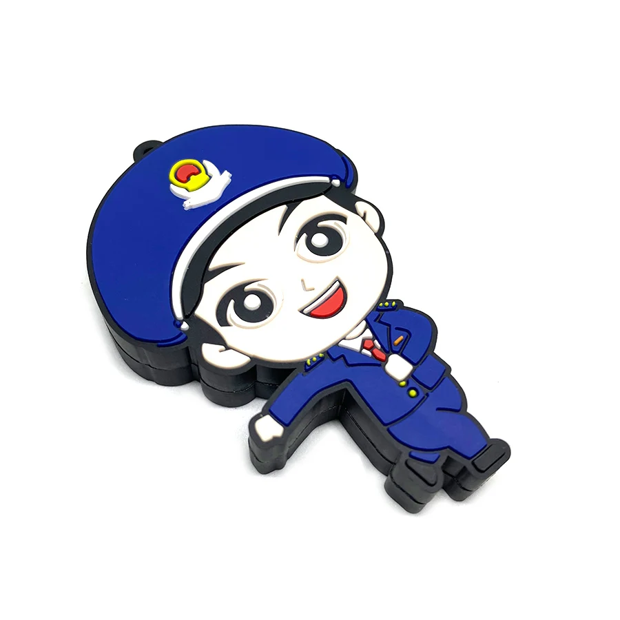 Machine to make pvc usb pen drive cover custom shape keychain cover