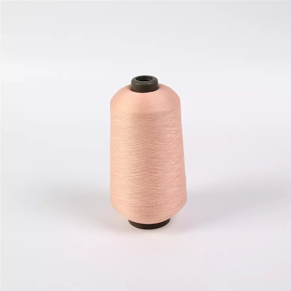 High strength imitation nylon 70D/36F/2 Dacron DTY yarns for knitting hosiery knitting caps