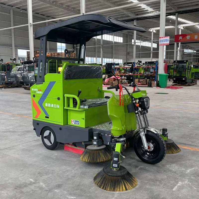 Best selling commercial Floor cleaning scrubbing machine  battery powered commercial cleaning airport runway garbage