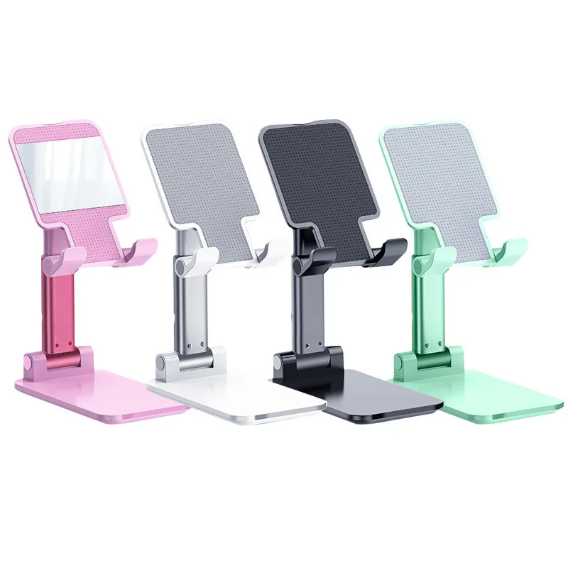 Mobile phone tablet stand Foldable telescopic phone holder