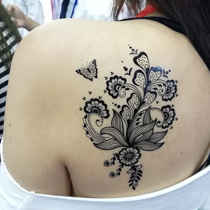Factory Supply Plastic Stencil Sets Henna Tattoo Stencil Tattoos Templates