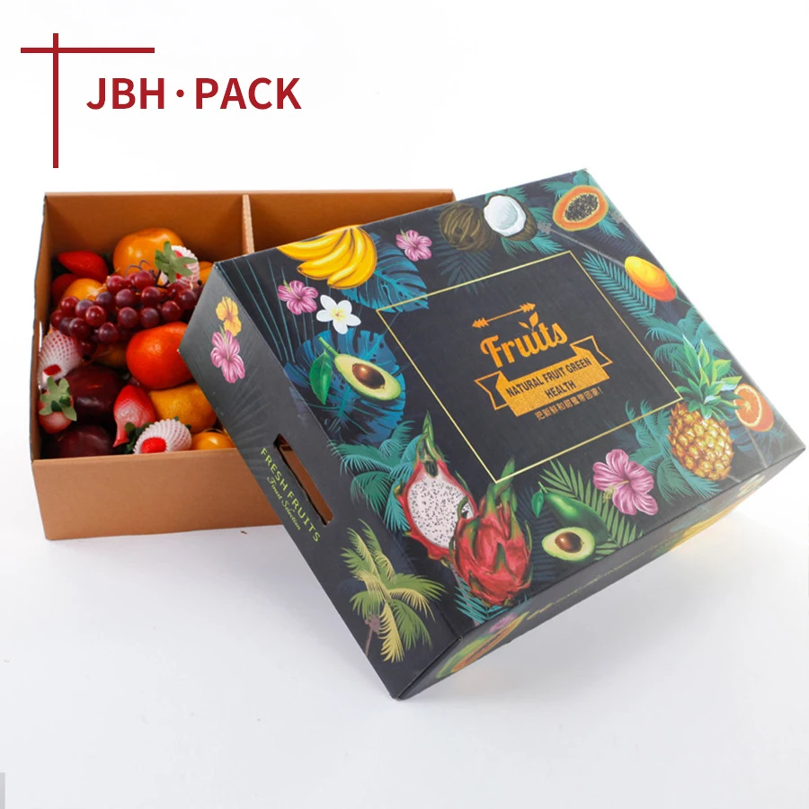 Custom printing fruit packaging box cardboard shipping carton box corrugated banana box