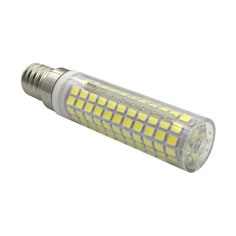 Светодиодная кукурузная лампочка HoneyFly AC110V/220V G9/E11/E12/E14/BA15D 15 Вт супер яркая лампа 1500 лм 136 шт. 2835 бусины керамическая