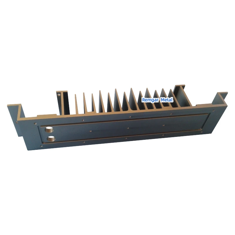 standard cnc milling extruded heat sink profile cooling extrusion aluminum 30w 50w 60w 100w 500w led chip heatsink