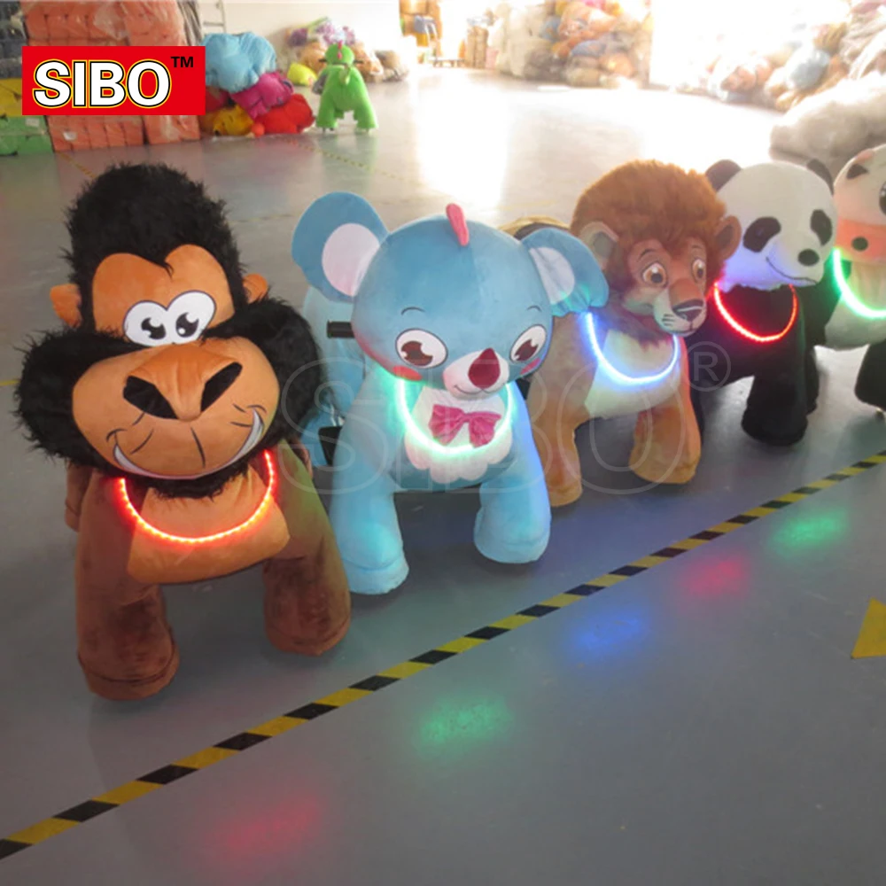 High Quality Kids Horse Riding Plush Riding Animal Ride Toy Car