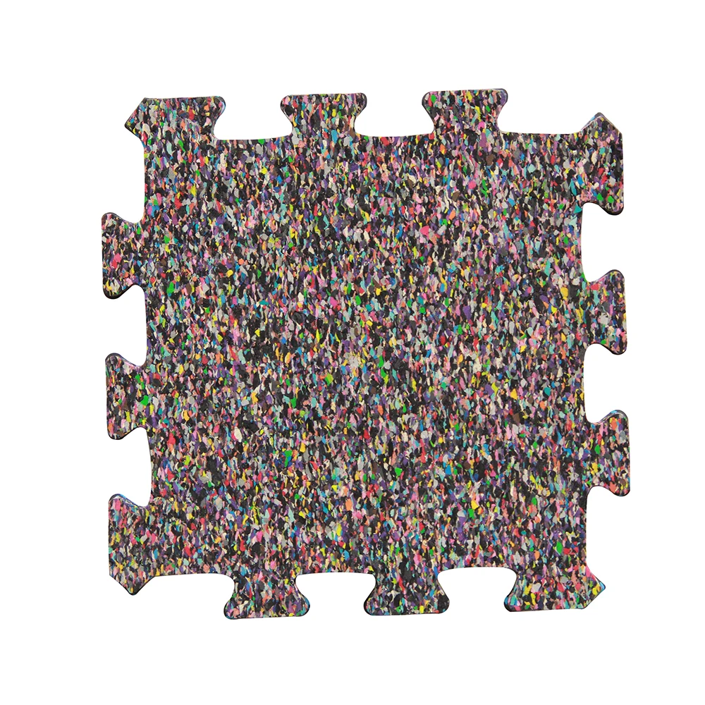 
20mm commercial anti slip fitness heavy duty interlocking gym EPDM rubber flooring tiles 