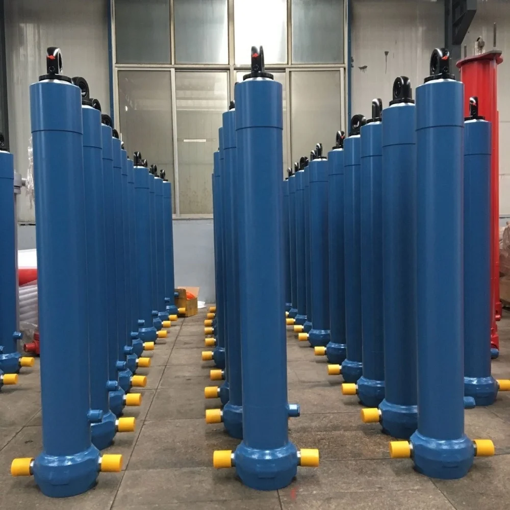 pushing double acting cylinder Parker type customized cylinders Telescopic cylinder manufacturer for trailes XINGTIAN hydraulics mining truck hydraulic cylinder