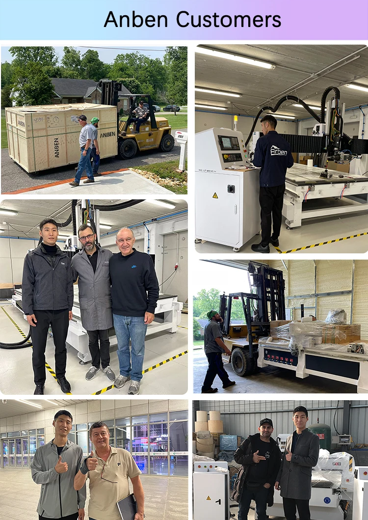 Anben cnc router customer